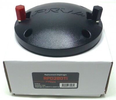 ORIGINAL REPLACEMENT DIAPHRAGM PRV Audio RPD280Ti - D280Ti-S,B & WG280Ti Drivers