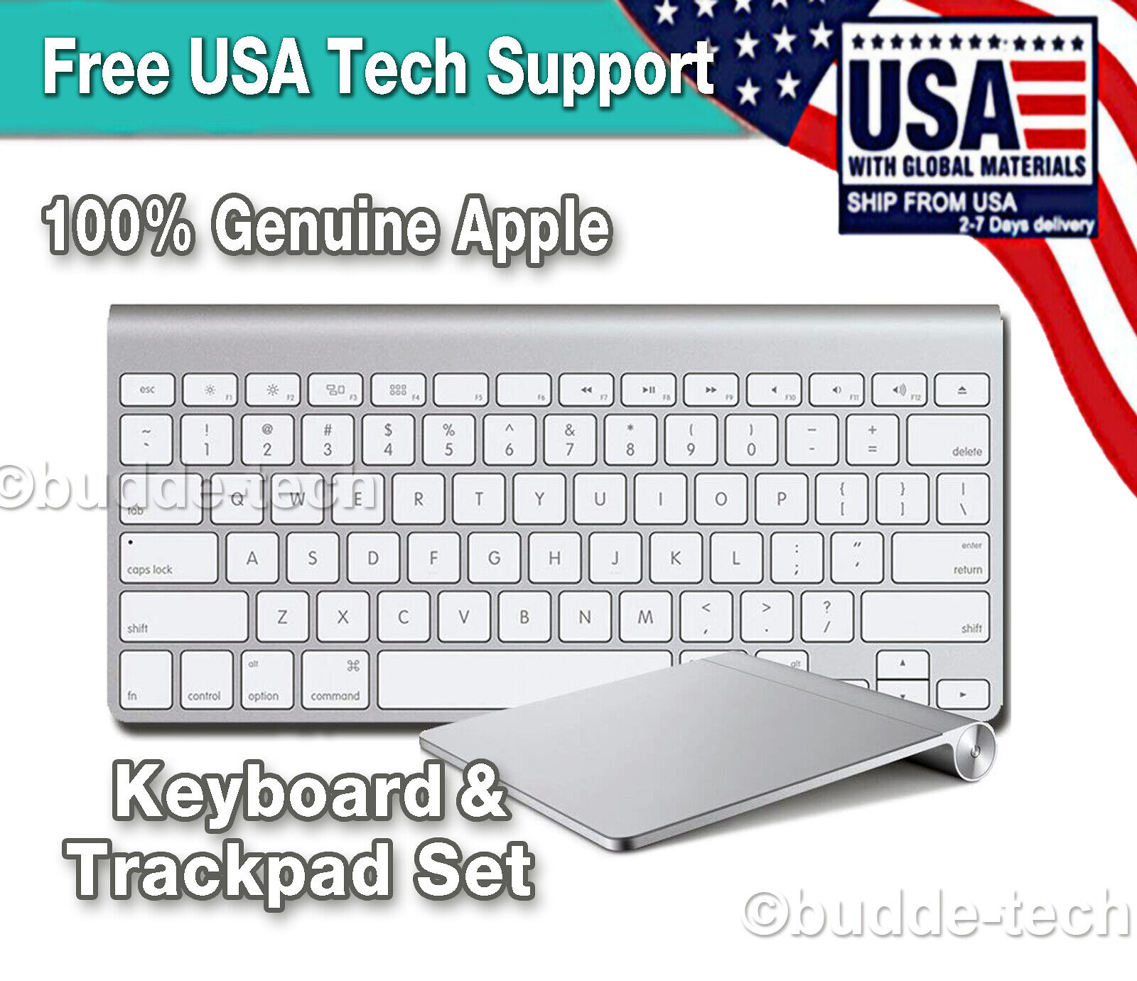 Apple Bluetooth Wireless Keyboard A1314 & Magic Trackpad Apple Bluetooth Wireless Keyboard A1314 & Magic Trackpad