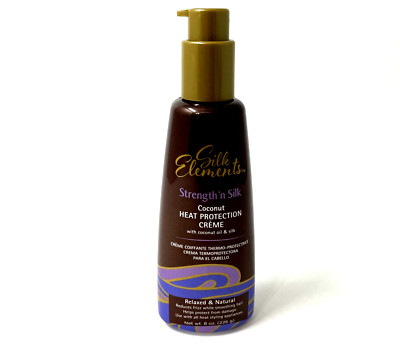 SILK ELEMENTS Strength n Silk Coconut Heat Protection Creme 8oz