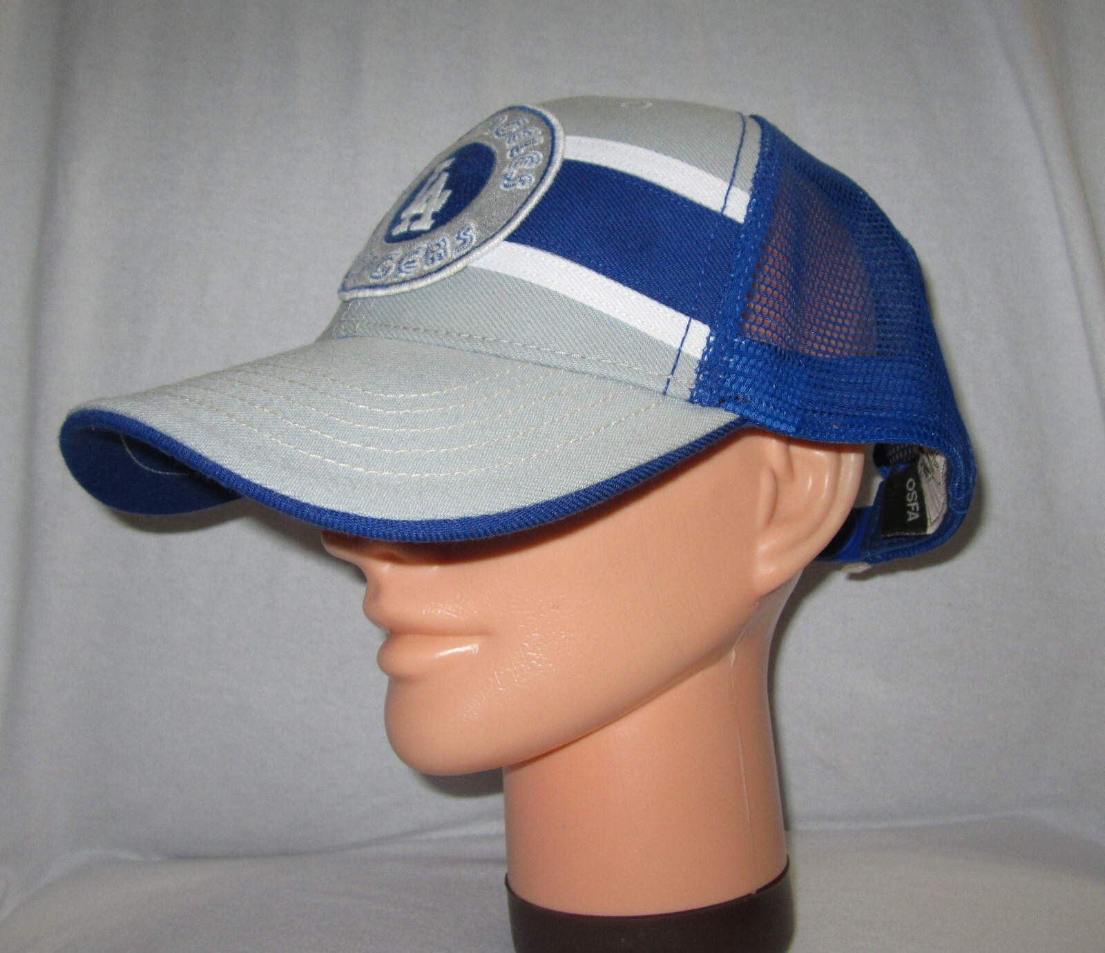 Vintage LA Dodgers 47 Twins SnapBack Mesh Trucker Patch Hat