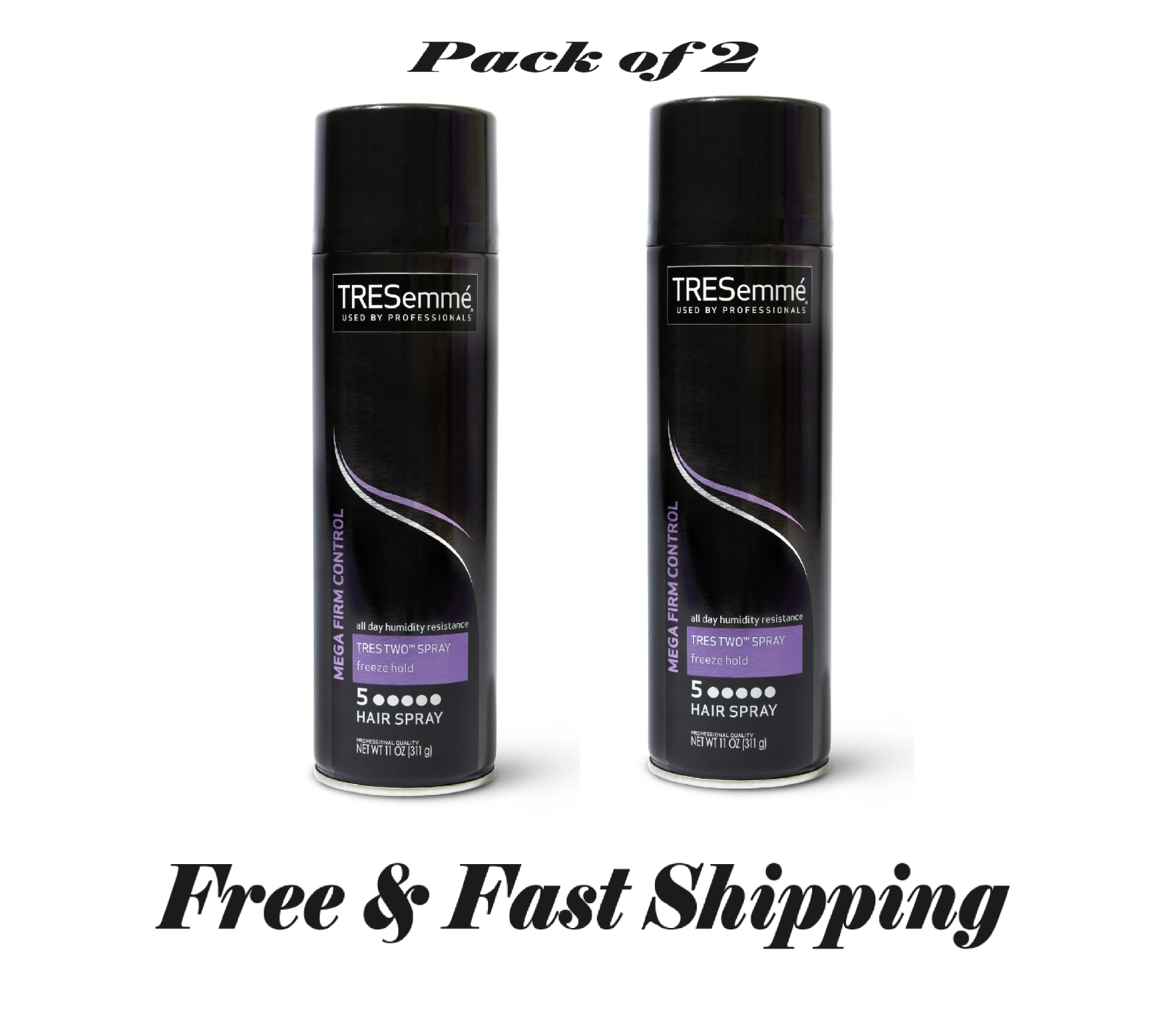 Tresemme Freeze Hold Hair Spray - 11 oz (pack of 2)