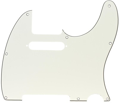 Fender 8-hole Modern Telecaster Pickguard - 3-ply Parchment (2-pack) Bundle