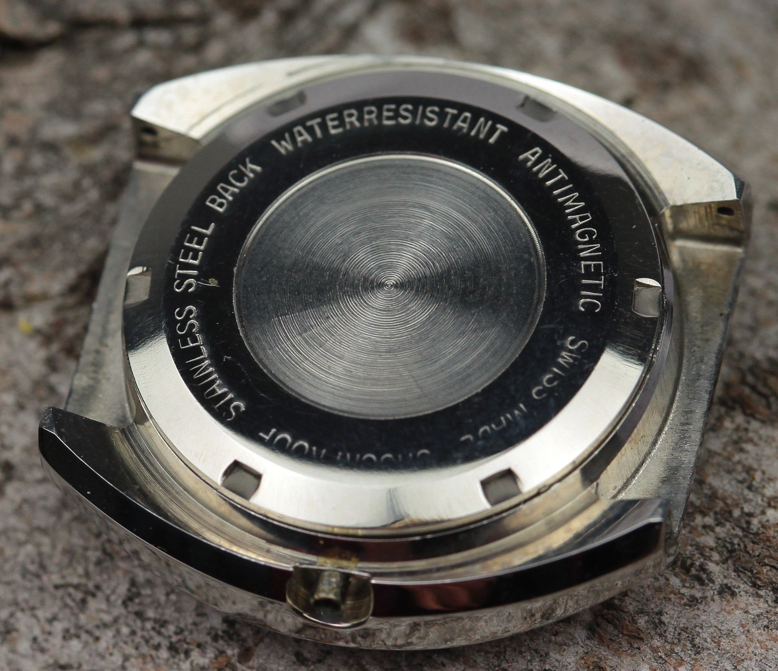 Swiss made 10pcs watcht cases screwed backside automatic new old