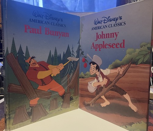 Vintage Walt Disney American Classics 2 Book Set~ Paul