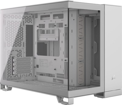 CORSAIR - 2500X Micro ATX Mid-Tower Dual Chamber Small Form Factor PC Case - ...