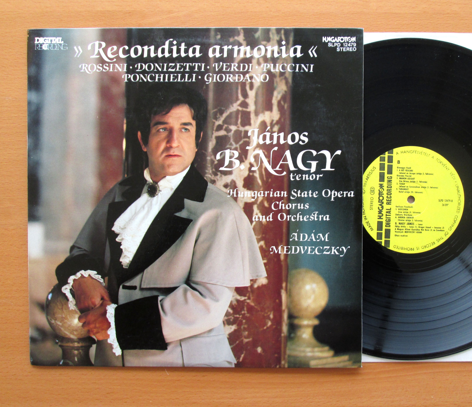 SLPD 12479 Janos B. Nagy Tenor Operatic Recital 1984