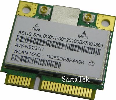 New OEM Asus 0C001-00120100 bgn Wireless PCIe Half Atheros AR5B125 AW-NE237H