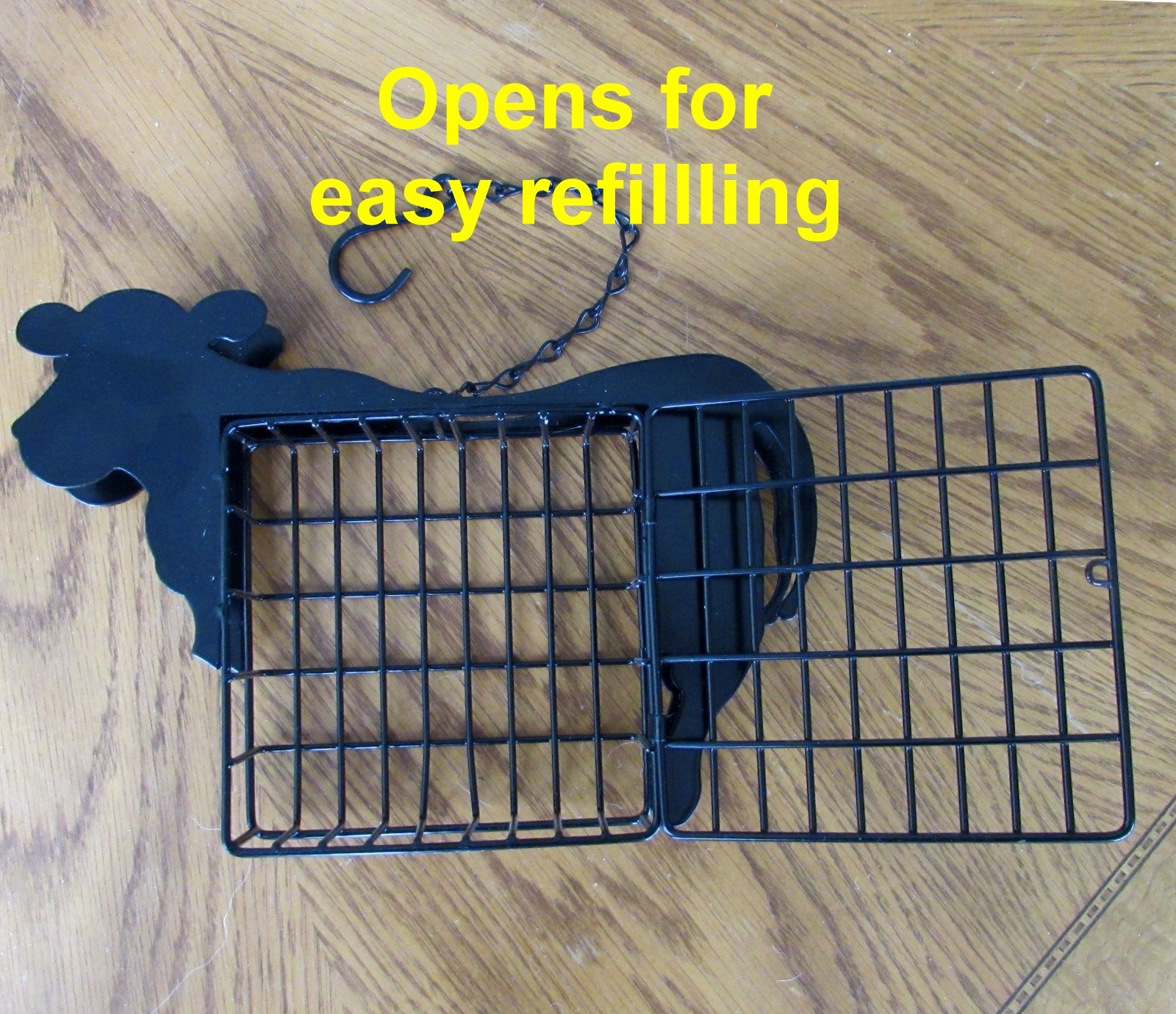 BLACK COW Hummingbird/Wild Bird ALPACA FIBER Nesting Material Basket~Great Gift!