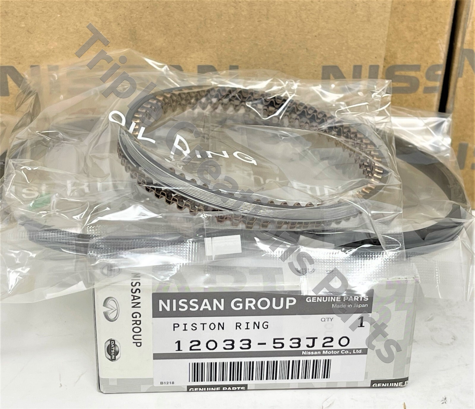 86mm Nissan SR20DET SR20DE Piston Ring Set 12033-53J20 | Genuine