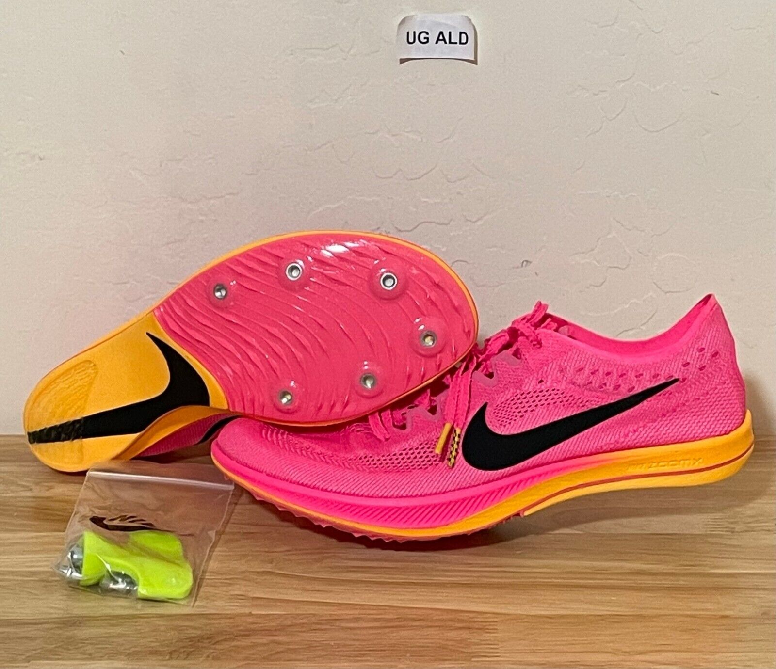 Nike ZoomX Dragonfly Pink/Orange Track & Field Spikes Mens Nike ZoomX Dragonfly Pink/Orange Track & Field Spikes Mens