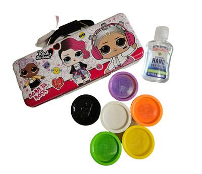 Activity  Kit LOL Storage Box Hand Sanitizer Play Doh Creative Fun Unique