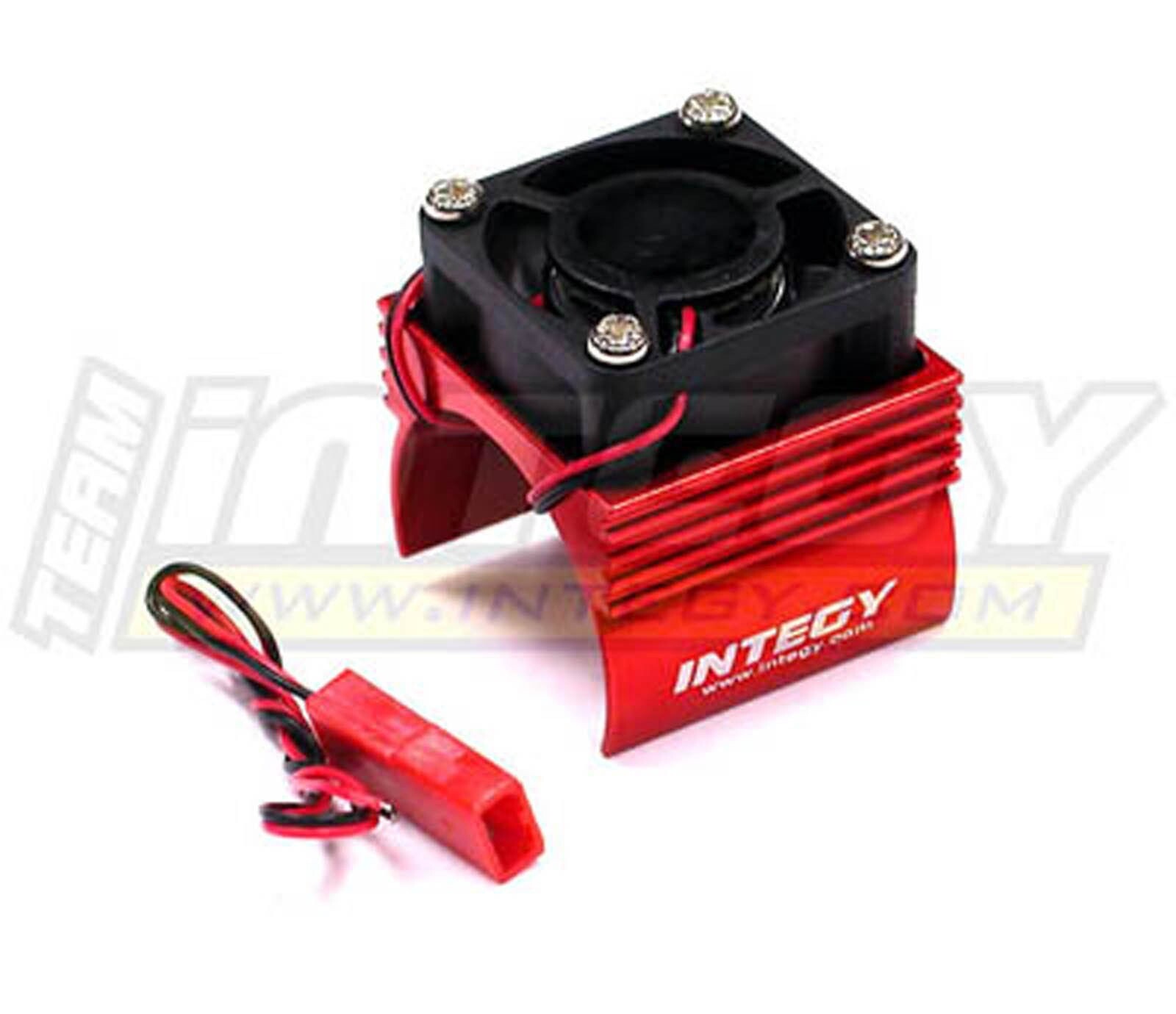 Integy Brushless Motor Heatsink Cooling Fan RED 1/16 ERevo Slash Summit Rally