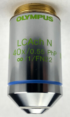 Olympus LCAch N 40x 0.55 Php  /1/FN22 UIS 2 Microscope Objective 105% Return
