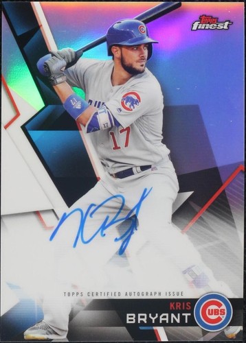 2018 Topps Finest - Kris Bryant #FA-KB