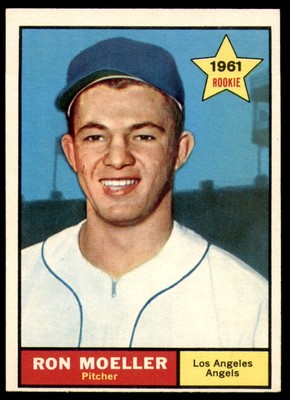 1961 Topps #466 Ron Moeller Near Mint RC Rookie Angels             ID:202324