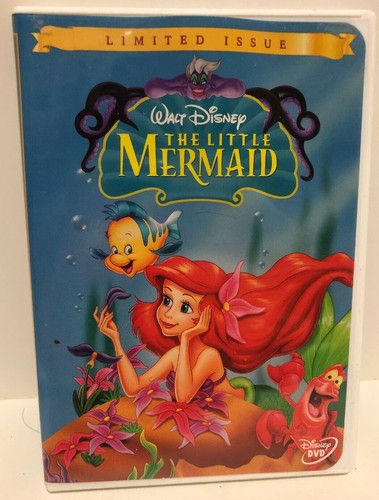 DVD Walt Disney Little mermaid DVD limited issue Animated DVD Walt Disney Little mermaid DVD limited issue Animated