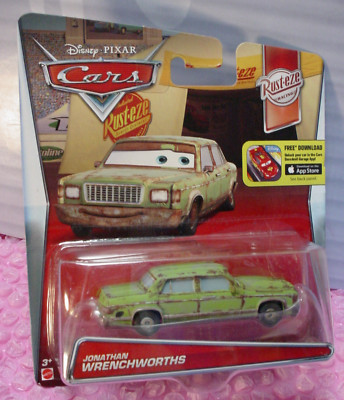 2016 Disney Pixar Cars JONATHAN WRENCHWORTHS   RUSTEZE RACING 3/12  TAPE