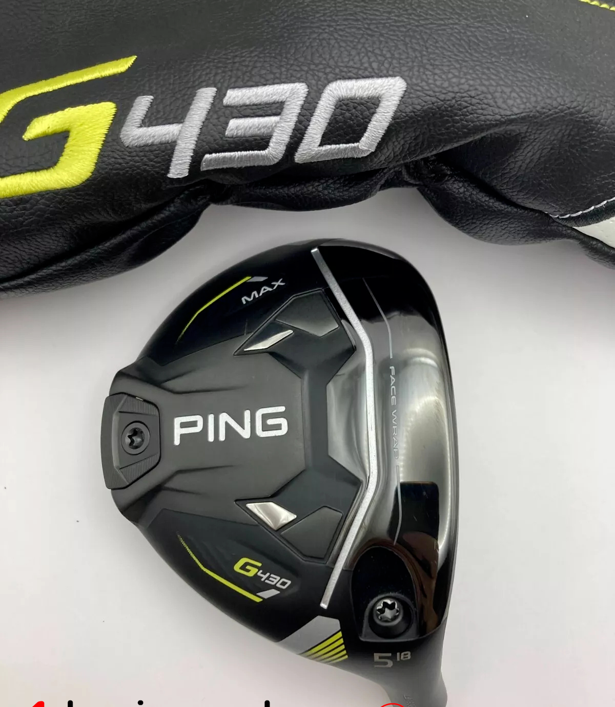 Ping G430 MAX 5W 18 Fairway Wood Head with head cover RH Ping G430 MAX 5W 18 Fairway Wood Head with head cover RH