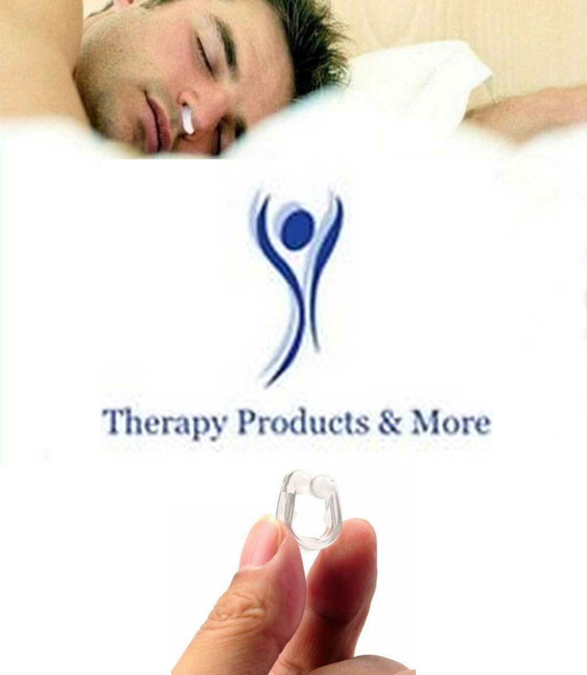 2 Stop Snoring Nose Clip Anti Snoring Silicon Nose Sleep Aid P...