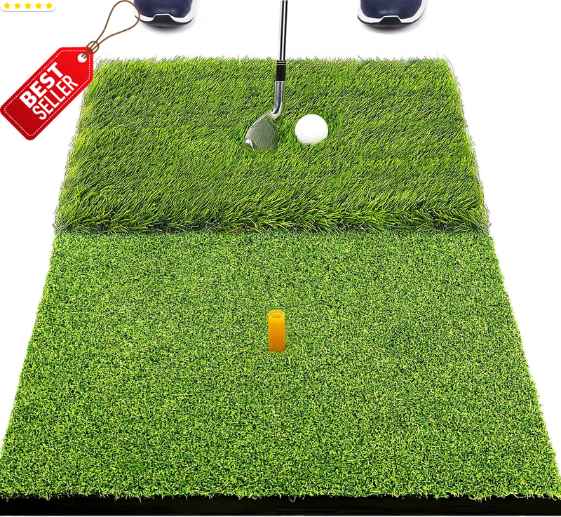 Golf Hitting Mat Foldable Heavy Duty 10mm EVA Rubber Indoor Outdoor Practice US