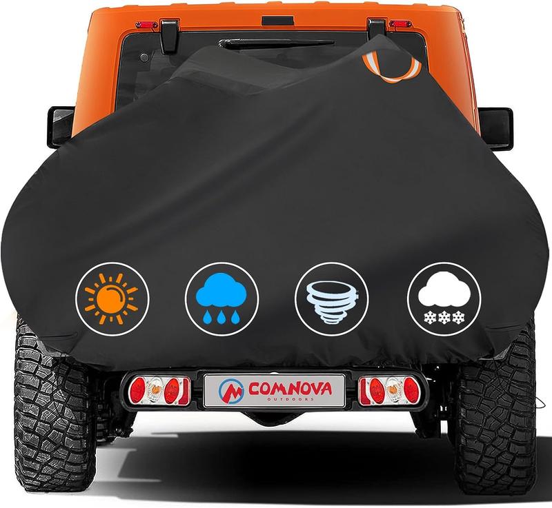 Comnova Bike Cover for Transport 2 Bikes - Outdoor Bike Covers for 2 Bikes on Re