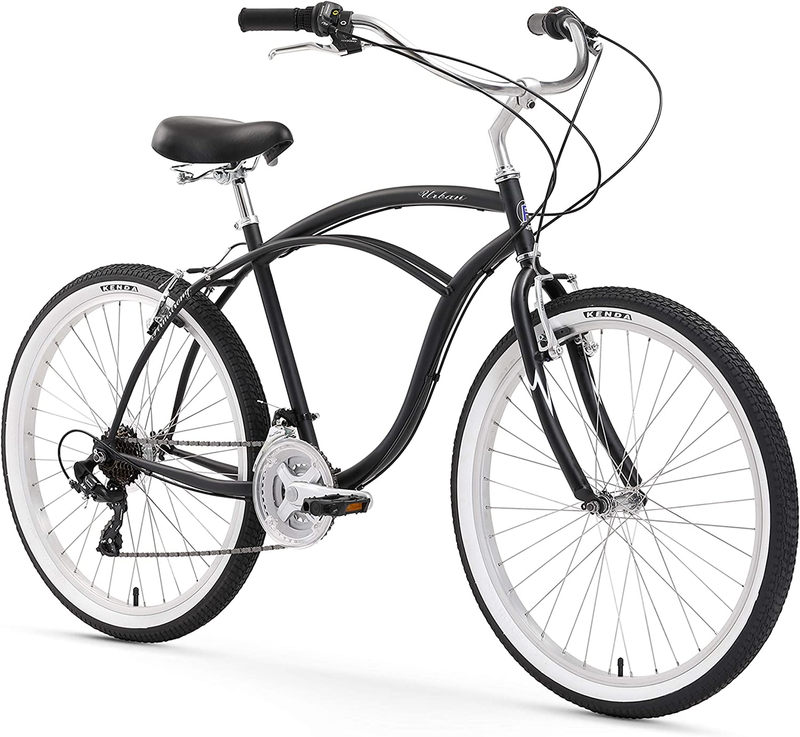 Urban Man Beach Cruiser Bike, Mens Bicycle