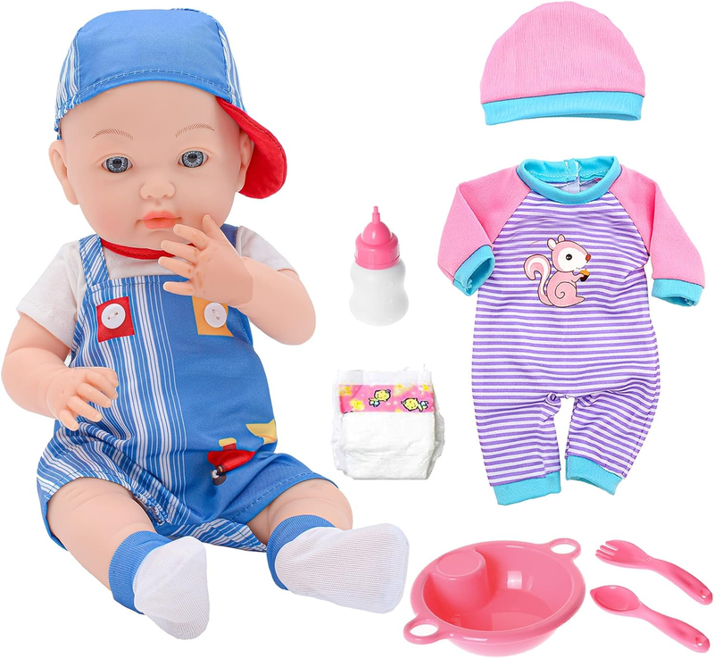 Dollbie 14 Inch Baby Doll Baby Boy Dolls Reborn Baby Doll Real Life Dolls for To