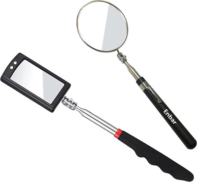 Enbar Telescopic Inspection Mirror, 360 Rotating Inspection Mirror, Mechanics Mi