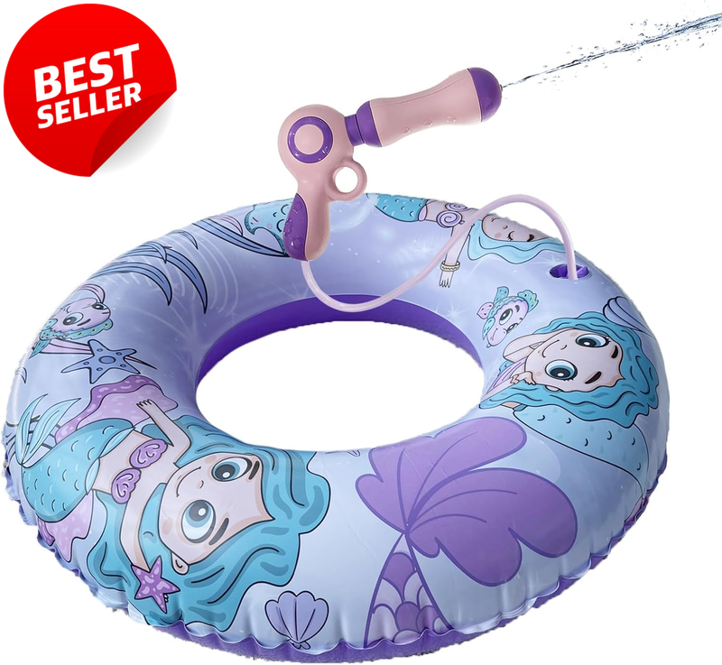 Inflatable Pool Float Water Gun Kids Teens Adults Summer Pool Toy - US