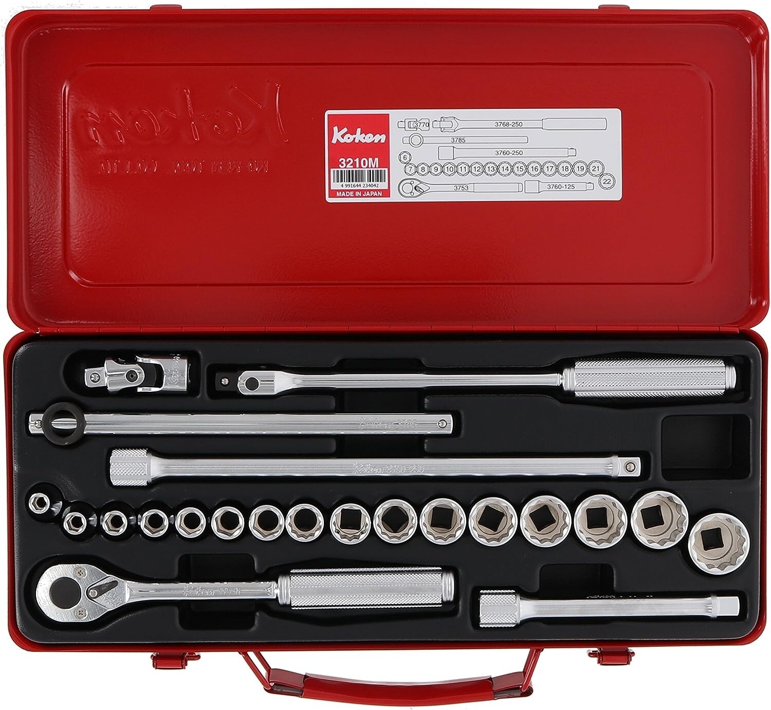 その他 kwon Ko-Ken 3210M 3/8(9.5mm) Socket Wrench Set 22pcs Tool koken