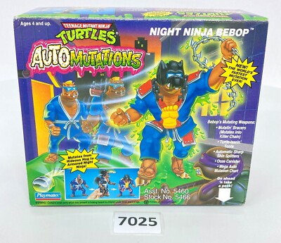 Vintage TMNT Teenage Mutant Ninja Turtles AutoMutations Night Ninja Bebop 1993