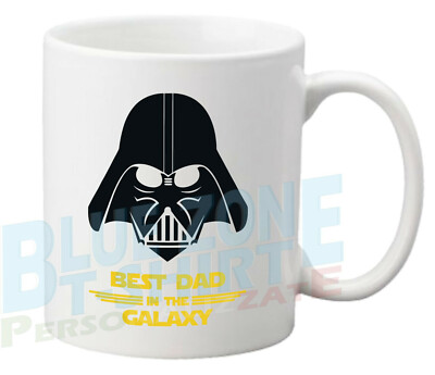 Tazza Mug Best Dad in the Galaxy – Idea Regalo Papà Festa del Papà Compleanno