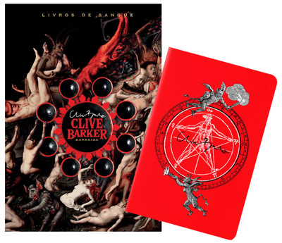 LIVROS DE SANGUE 2 Clive Barker Books of Blood 2 BRAZIL DELUXE HC BOOK W/ EXTRA!