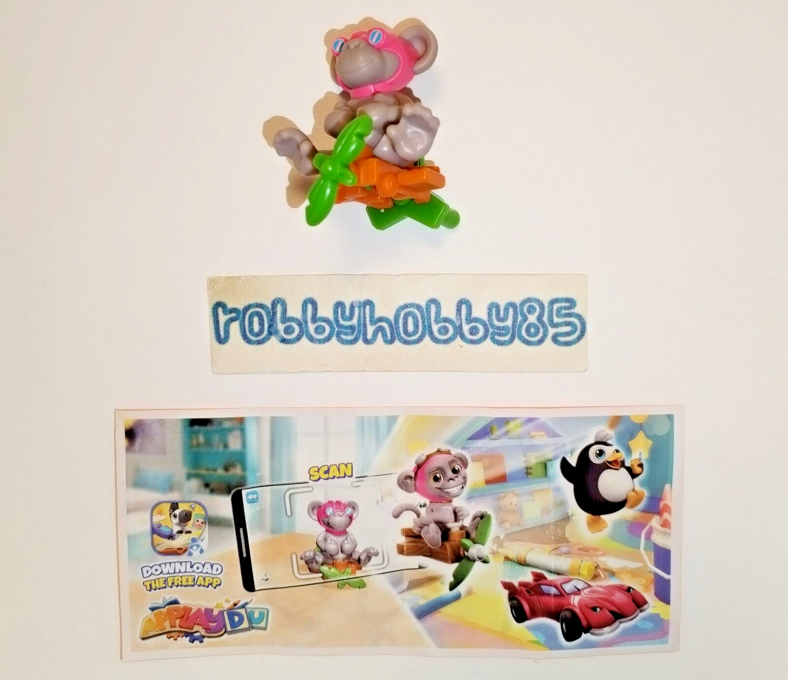 VD009 Monkey + BPZ Variant 2023/2024 Kinder Surprise Italy