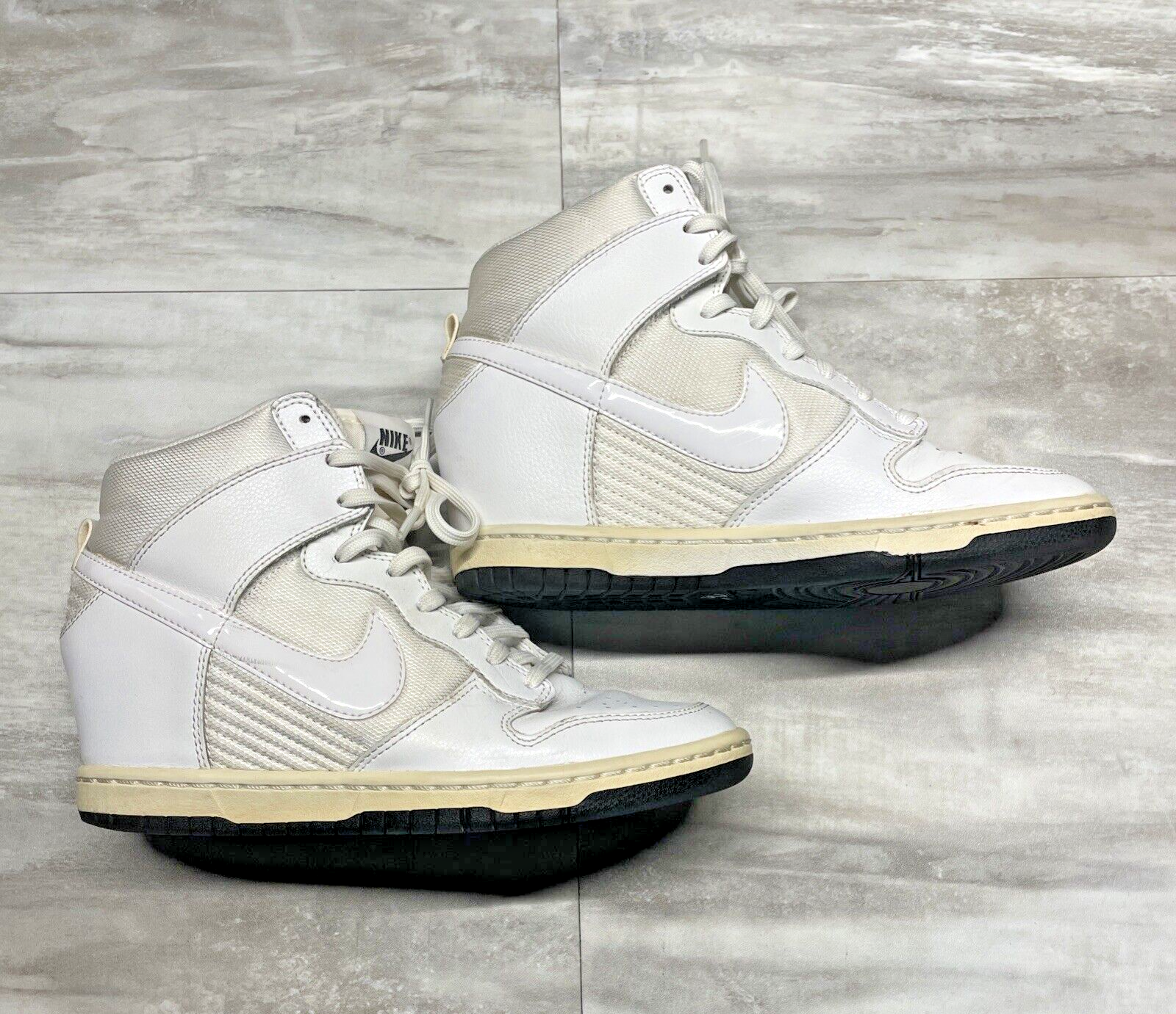 ザナック×ザナック Nike Dunk Sky Hi Hidden Wedge Heel Womens Size 7.5 Sneakers