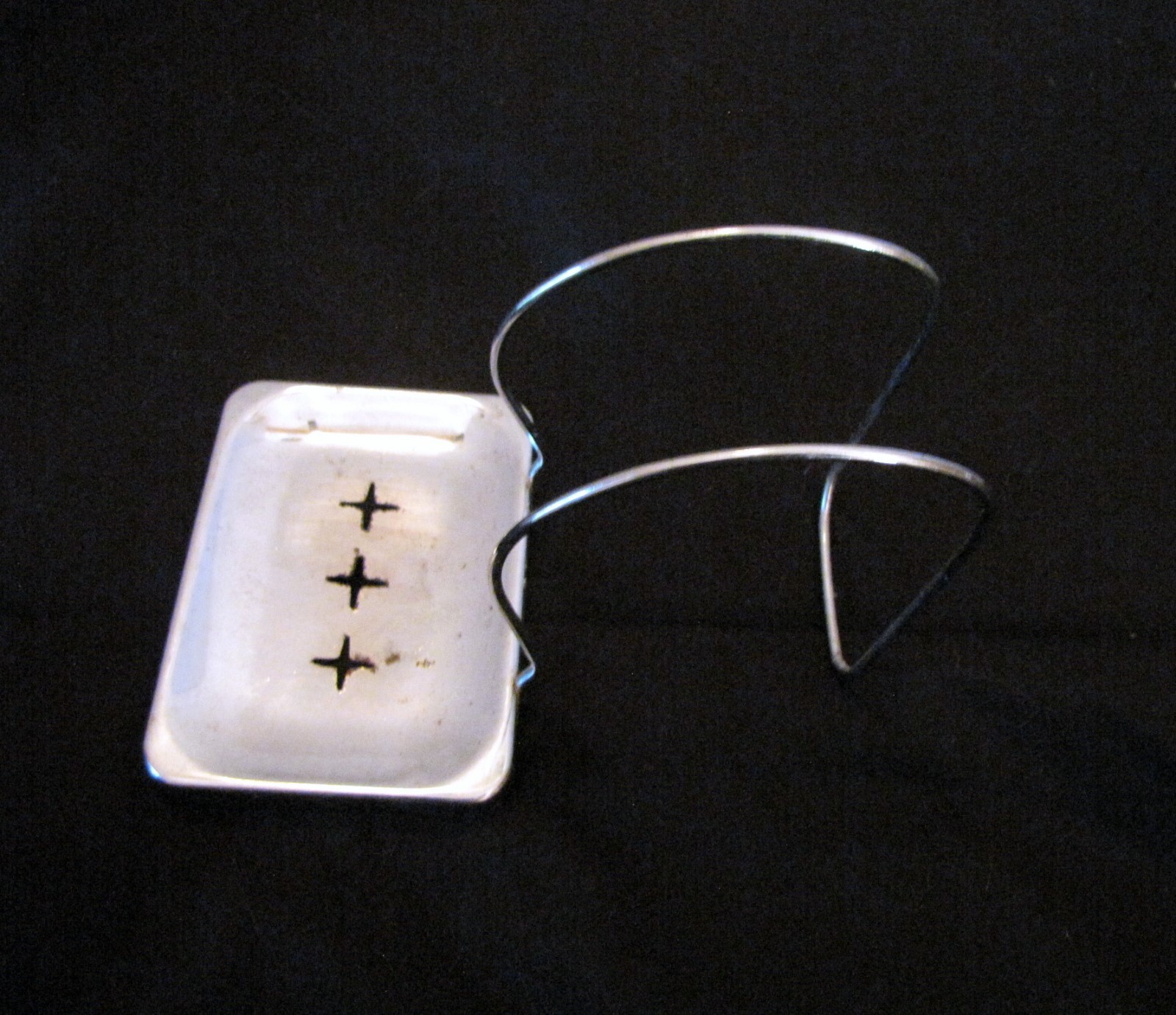 Soap Dish Holder Claw Foot Tub - Vintage Antique Metal Hanging