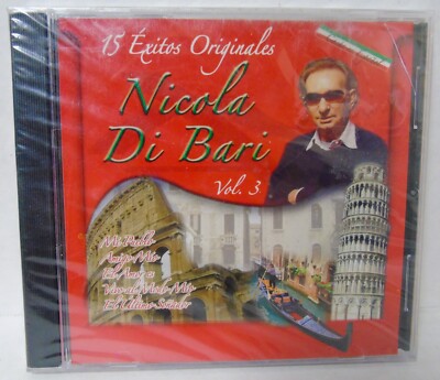 Nicola Di Bari - ''15 Exitos Originales''  - Spanish / Ballad CD  -  NEW/SEALED