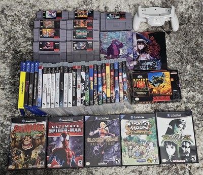 Video Game Lot  SNES Gamecube PS3 PS4