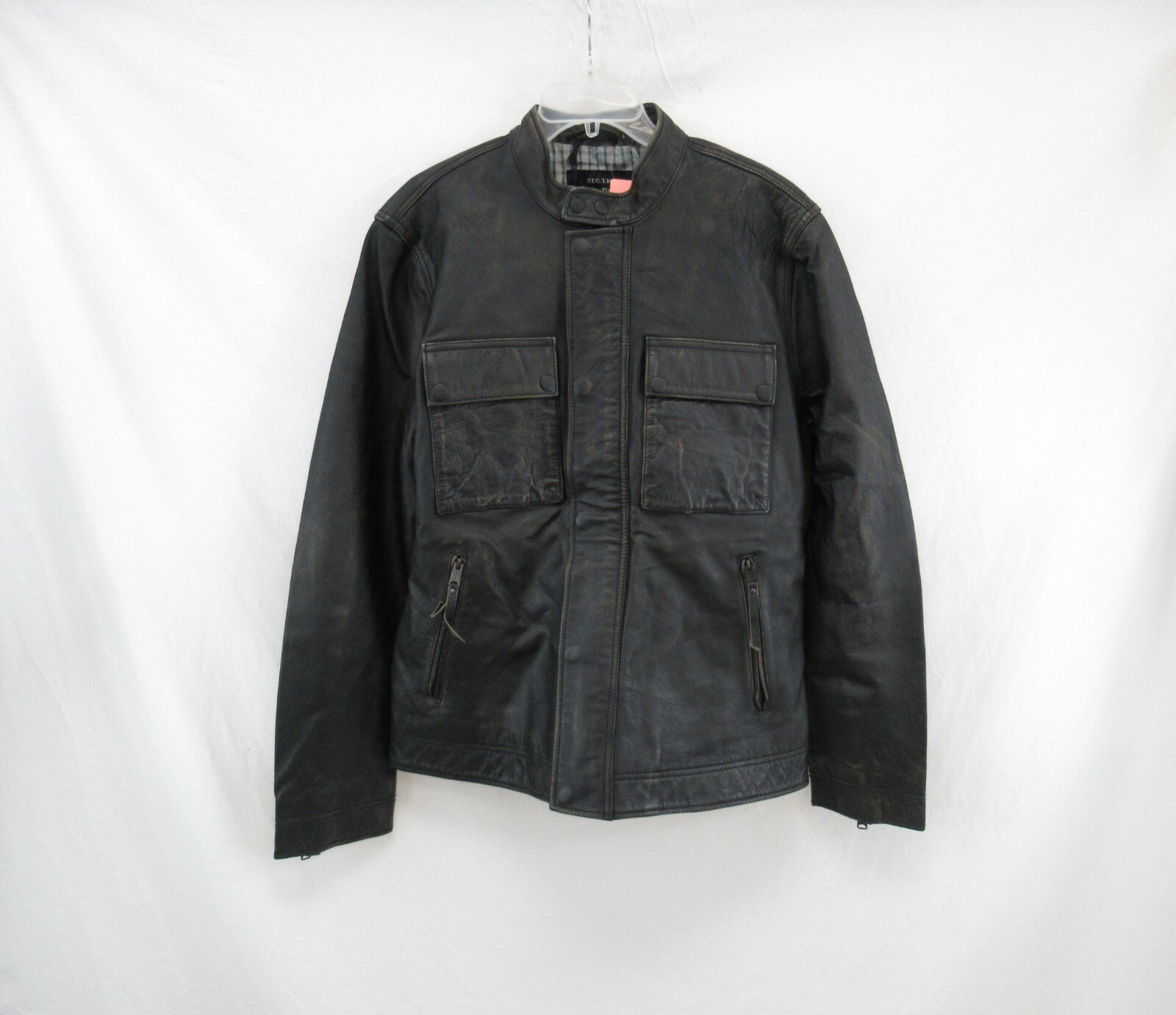 ジャケット・アウター LEATHER jacket spruce Wvapzxx Motorcycle Leather Jacket Men Multi Pockets PU Coats