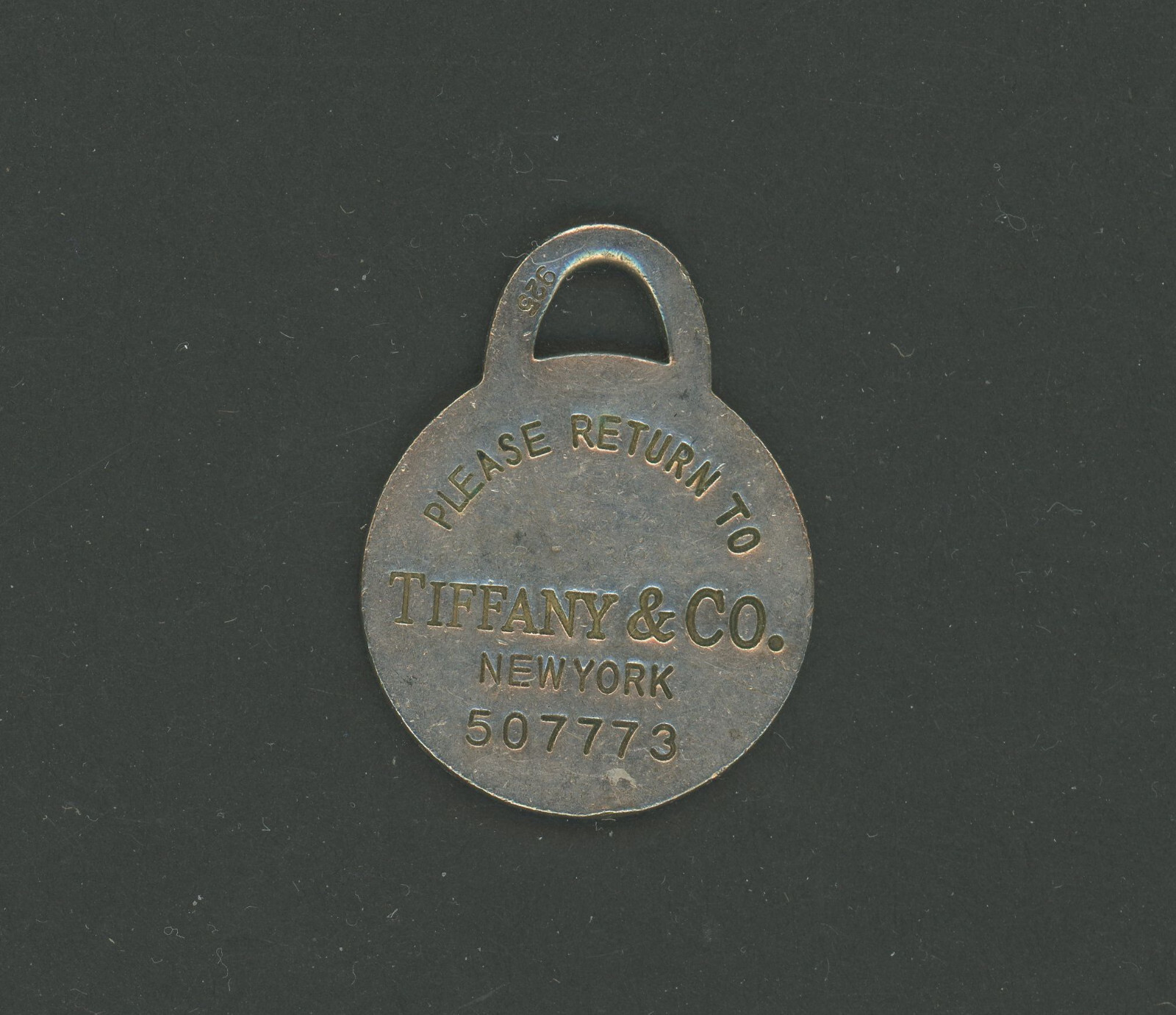 Tiffany & Co. New York Silver Purse/luggage Tag 507773 Lucky Tiffany & Co. New York Silver Purse/luggage Tag 507773 Lucky