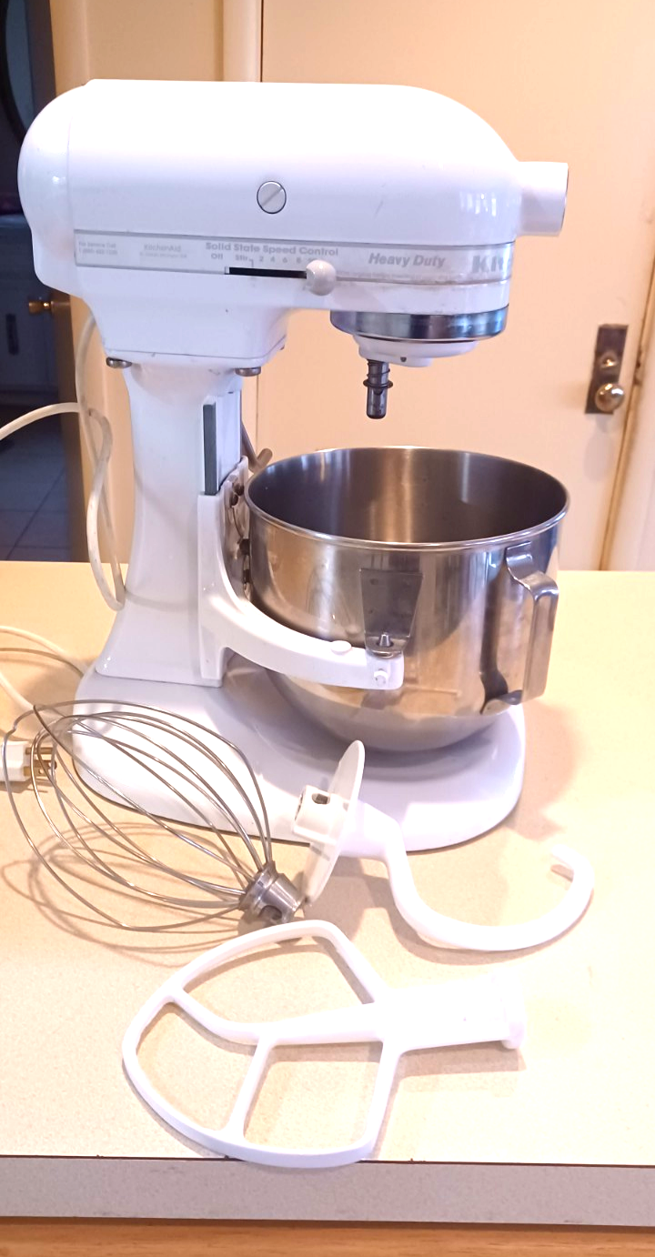 KitchenAid KSM5 ホワイト キッチンエイドスタンドミキサ Kitchenaid KSM5 白 FMI製