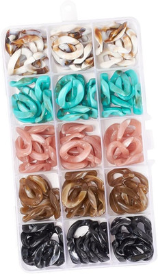 Ciieeo Acryl-verbindungsringe Mit Abnehmbarer Schnalle Schlüsselanhänger-glieder