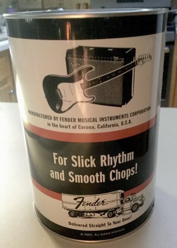 Fender Guitar & Bass Custom Shop Mojo Oil Collectors Can w Rust