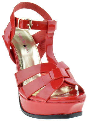 Lauren 87 Women's Strappy Stiletto Platform Heeled Sandal
