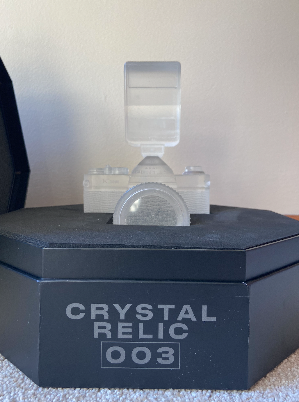 SIGNED* NIB Daniel Arsham Crystal Relic 003 Camera Sculpture