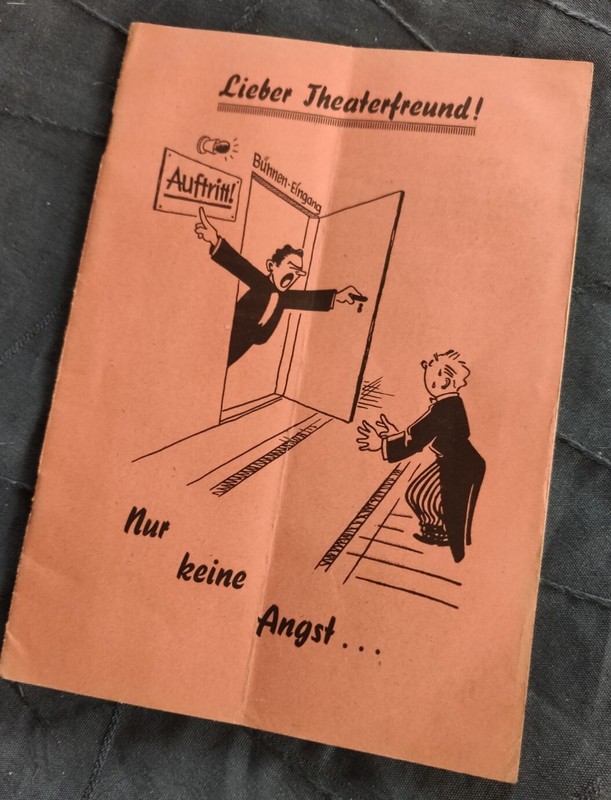 Katalog Lieber Theaterfreund 1955/56 Otto Teich / Brieskorn / Nur Keine Angst..