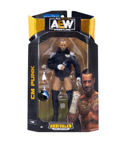 CM PUNK AEW Unrivaled Collection #89 WALMART EXCLUSIVE