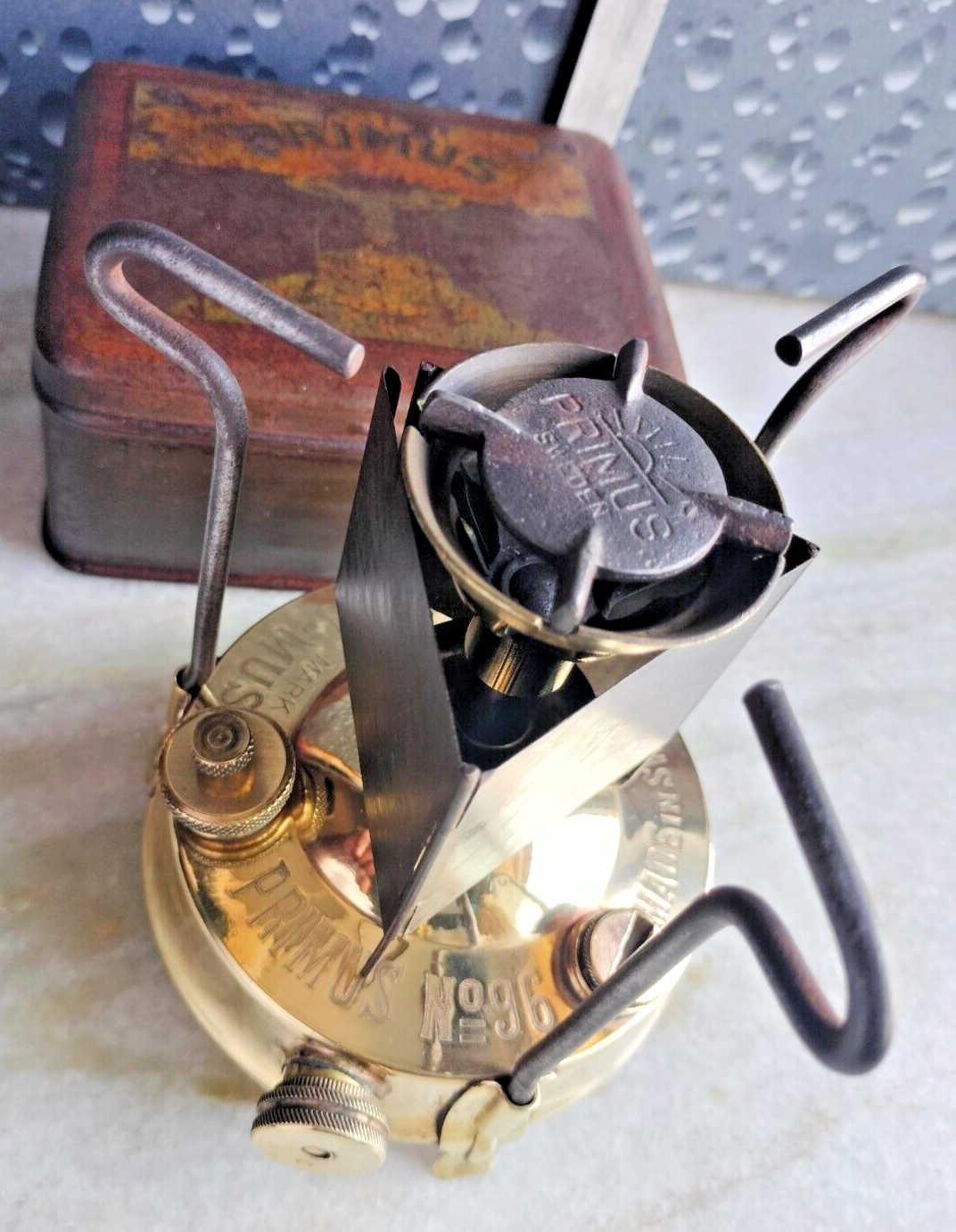 【美品】プリムス ニョルド PRIMUS Njord Stove 元箱・説明書付 廃盤モデル！プリムスのニョルド・ツーバーナー！[2021.12.22