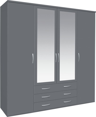 Argos Home Hallingford 4 Door 3 Drawer Mirror Wardrobe Choice Of