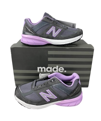 

НОВИНКА New Balance 990v5, свинцовый темно-фиолетовый светящийся женский размер 5,5 D (широкий) W990DV5, Серый, New Balance 990v5